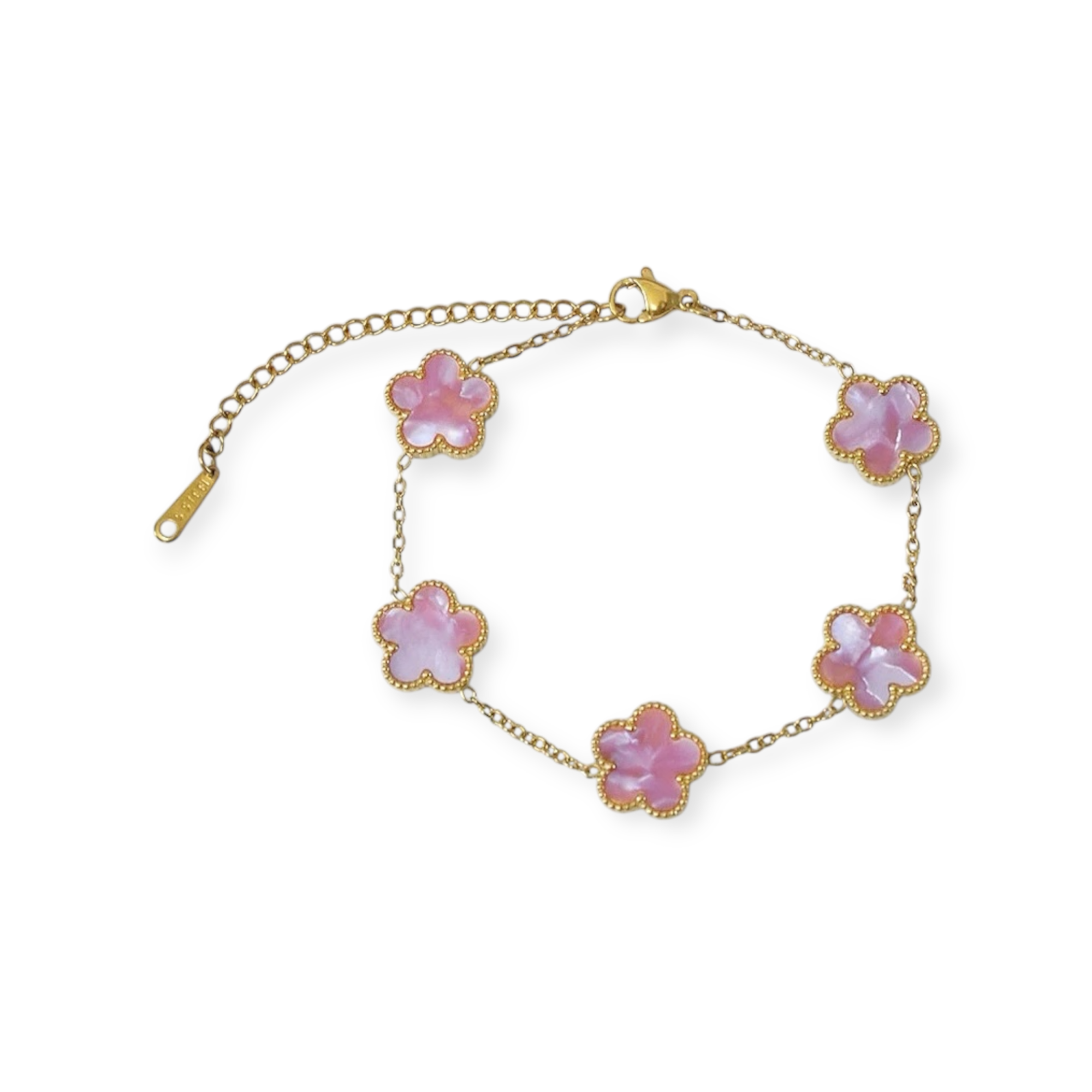 Clover Bracelet - Pink