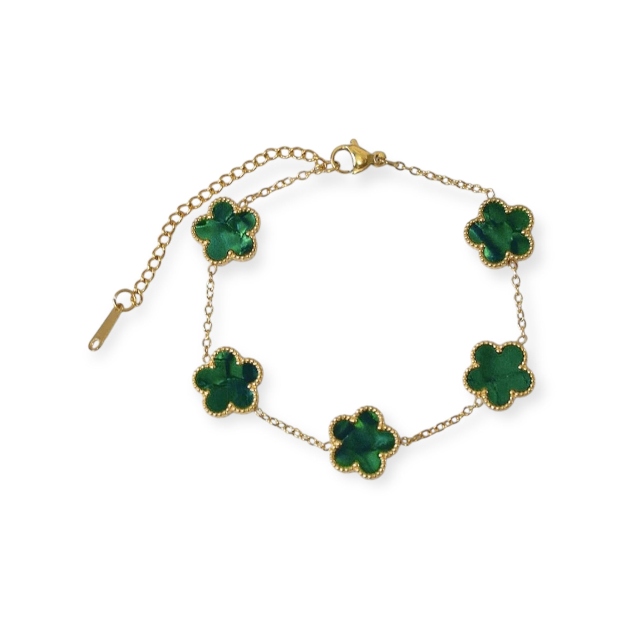 Clover Bracelet - Green