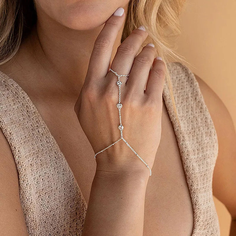 Lena Hand Chain - Gold