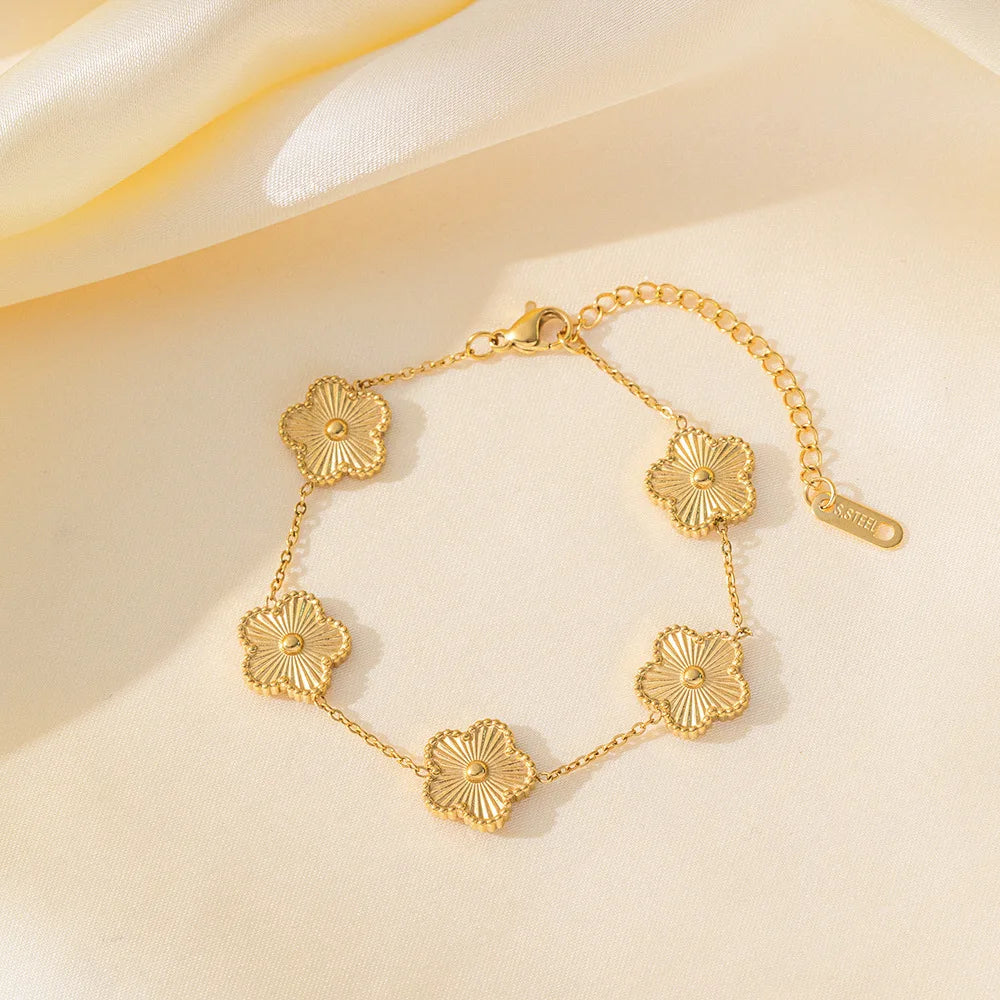 Clover Bracelet - Gold